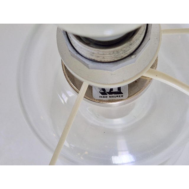 Vintage ML 1 Table Lamp in Glass by Ingo Maurer for M, 1960s For Sale - Image 9 of 11