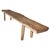 Impressive live edge reclaimed teak bench. Stunning grain in this single three inch thick slab with a natural oil finish....