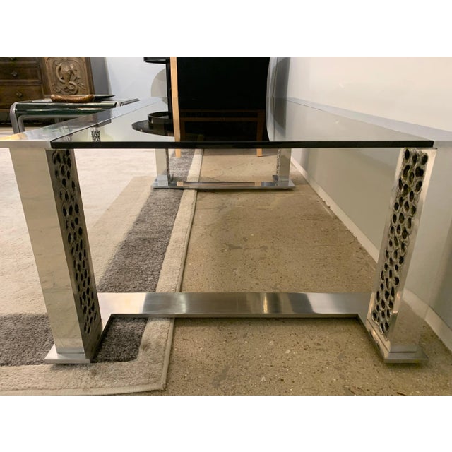 1970s Willy Luyckx Aluclair Belgian 1970s Sculptural Table For Sale - Image 11 of 13