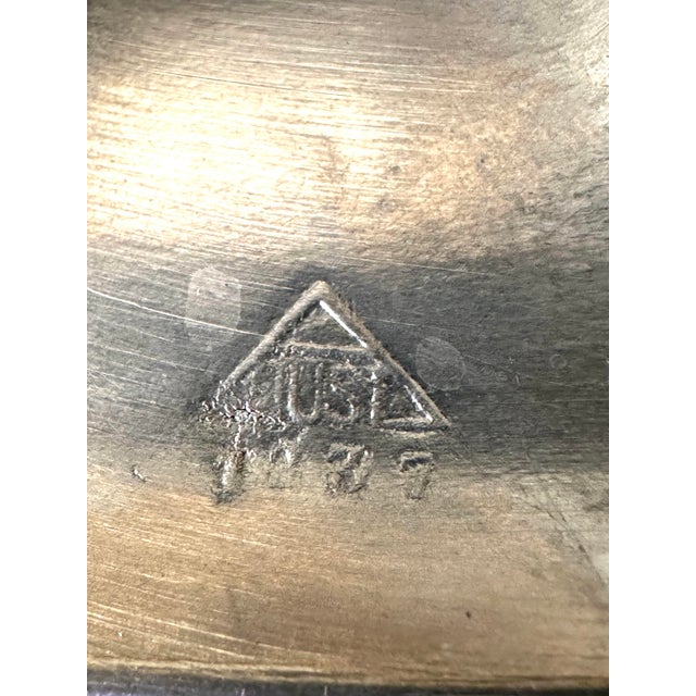 1930’s Art Deco Just Andersen Pewter Candelabra For Sale In Phoenix - Image 6 of 12