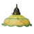 French “Clichy” marble coloured glass pendant lamp. Brass glass holder. 2 meter black cotton flex E26 / E27 Up to 250V...