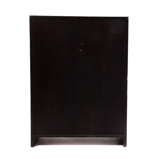 Wood Widdicomb Mid Century Walnut Five Drawer Tall Chest Restored For Sale - Image 7 of 17