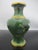 Miniature Chinese Green Flower Gilt Cloisonne Vase Pair For Sale - Image 10 of 10