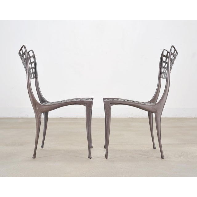 Set of Four Dan Johnson Brown Jordan Sol Y Luna Dining Chairs For Sale In Sacramento - Image 6 of 18