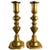 Antique English Brass Pusher Candlesticks, 1890s, Set of 2 For Sale - Image 11 of 11