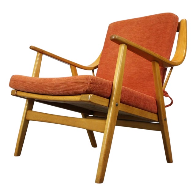 Bentwood Beech Armchair from TON, Czechoslovakia, 1970s For Sale