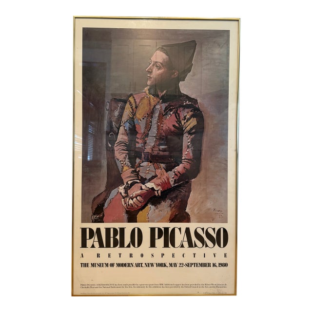 1980 Pablo Picasso Moma Exhibition Poster For Sale
