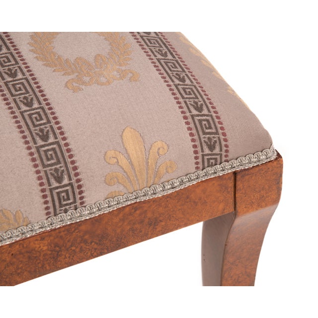 John Widdicomb Klismos Saber Leg Side Chair Jw-1773 Burl Regency Neoclassical 1960s For Sale - Image 15 of 18