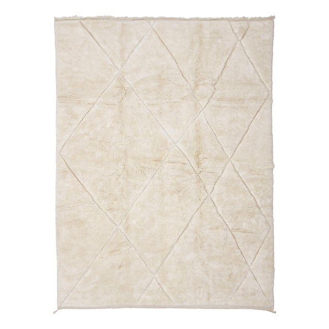 Large Hand-Knotted Wool Premium Rug by Azele Studio For Sale