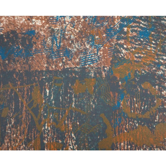 Camille Bryen, Chinese Umbrella, 1973, Original Lithograph For Sale - Image 6 of 10