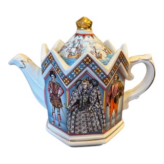 1990s Sadler Elizabeth I Queen of England Teapot For Sale