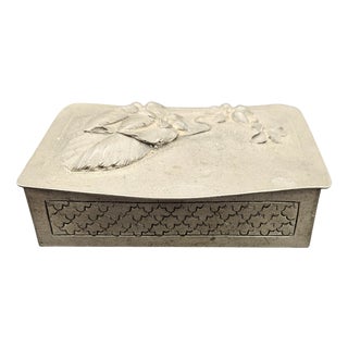 Art Nouveau Lidded Box by Stegel from Floral, 1920s For Sale