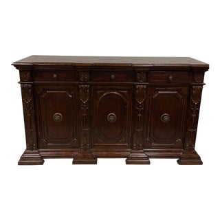 Maitland Smith Mahogany Traditional Wooden Sideboard For Sale