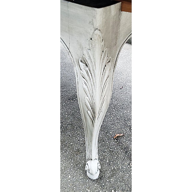 1950s French Country Draw Leaf Table in Walnut For Sale - Image 12 of 13