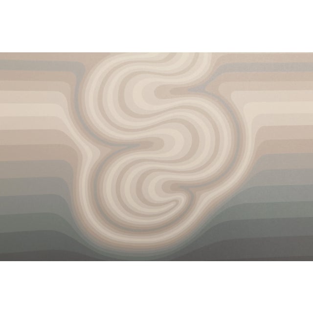 Roy Ahlgren Roy Ahlgren, "Embryo", Op Art Screenprint For Sale - Image 4 of 5