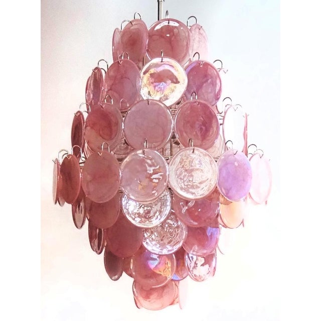 Vintage Italian Murano Chandeliers, 2000s, Set of 2 For Sale - Image 15 of 17