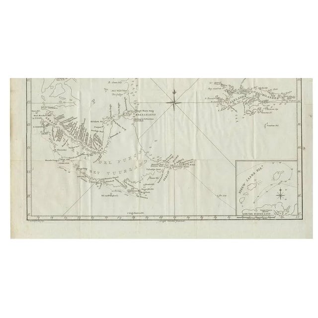 Antique Map of South America by J. Cook, 1775 For Sale - Image 3 of 7