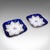Blue 28 Piece Antique 8 Person Afternoon Tea & Tiffin Set, English Ceramic, Victorian For Sale - Image 8 of 12
