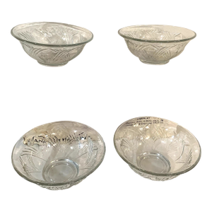 VTG Y2k 1995 Anchor Hocking Hot/Cold Bowl Set 6.5 In. New Old Stock - 4pcs