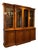 19th Century English Traditional Burlwood Bookcase/Breakfront For Sale