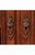 Wood Early 20th Century Louis XV Carved Walnut Stained Vitrine Armoire For Sale - Image 7 of 8