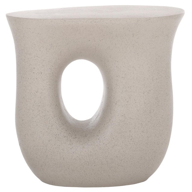 Light Gray Irelyn Accent Table in Grey For Sale - Image 8 of 8