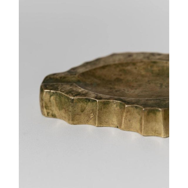 Vintage Brutalist Sculptural Bronze Ashtray, 1960s For Sale - Image 4 of 11