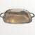 Vintage Silver Plate Large Butler's Buffet Tray With Handles and Feet For Sale - Image 10 of 18