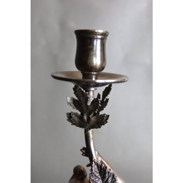 Art Nouveau Candlesticks, 1890s, Set of 2 For Sale - Image 5 of 10