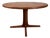 Round Teak Dining Table with Extension by Svend Åge Madsen, 1960s For Sale