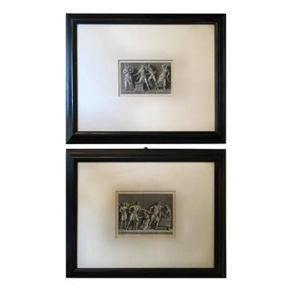 After J.C.Ulmer, Black and White Scenes, Set of 2 For Sale