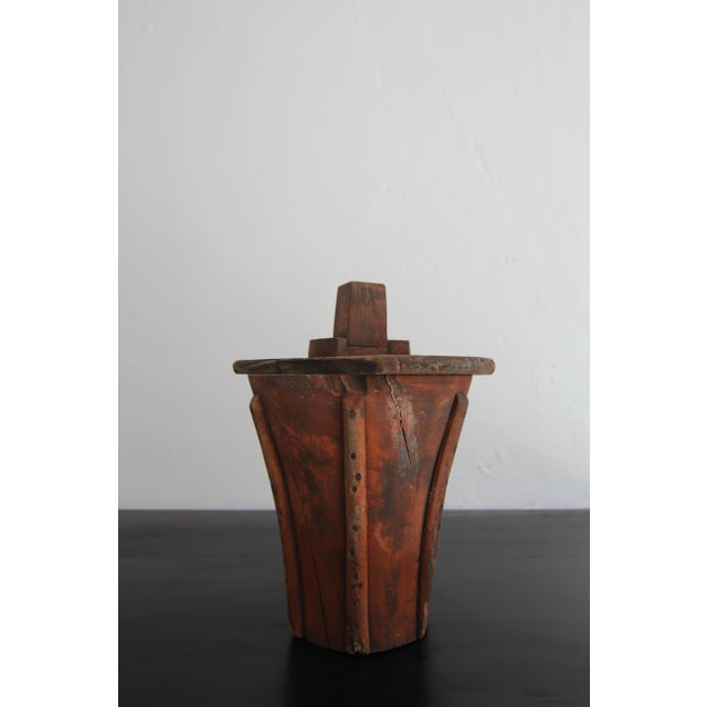 Early 20th Century Wooden Casting Pattern Object with Original Patina, 1890s For Sale - Image 16 of 16