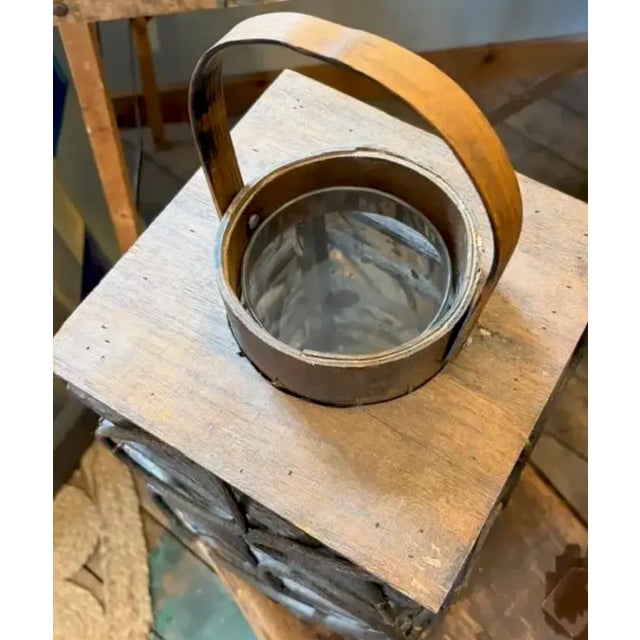 Mid 20th Century Mid Century Hand Created Adirondack Style Wood Candle Holder For Sale - Image 5 of 5