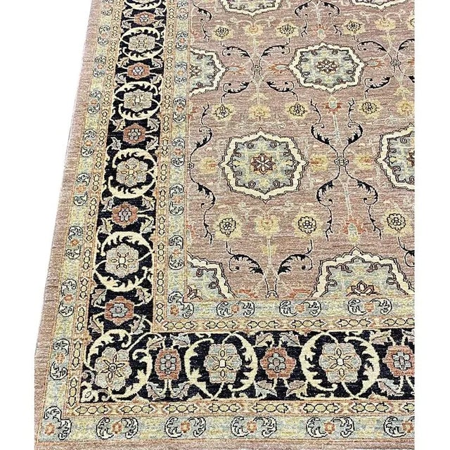 Handwoven European Style Area Rug 8’1″ X 10’2″ For Sale - Image 4 of 9