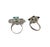 Metal Set of Two Vintage Resizable Rings Size 7 For Sale - Image 7 of 7