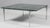 Poul Kjærholm coffee table with frame of stainless steel. New top of green Guatamala Verde marble. Model PK61, stamped by...