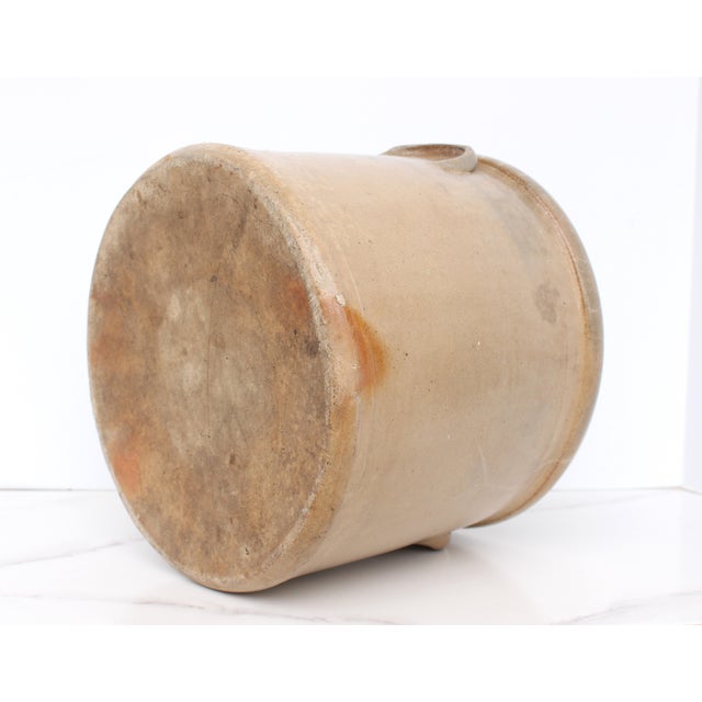 Late 19th Century Ext. LRG Antique Decorated Stoneware Crock 2 Gallon For Sale - Image 5 of 6