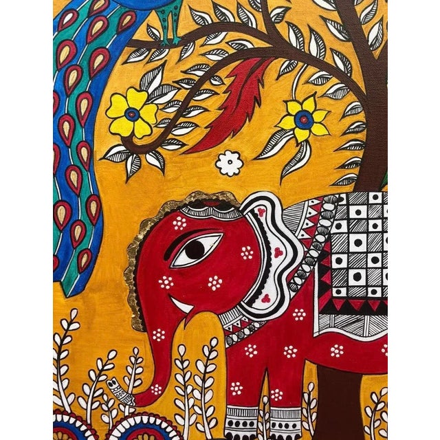 Original Conceptual Tree of Life Painting Chairish