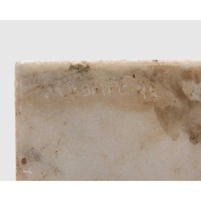 Brown Maria Dompe, Lady, Marble and Fabric Conceptual Abstract Sculpture Maria Dompe, 1995 For Sale - Image 8 of 8