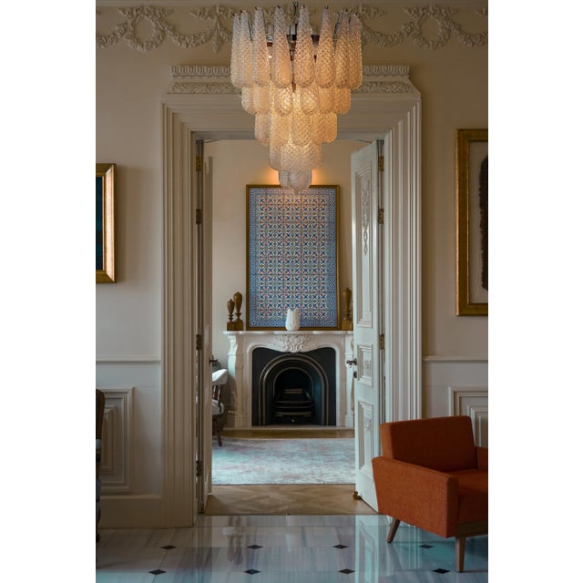 Murano Petal Chandeliers, 1970s, Set of 2 For Sale - Image 3 of 18