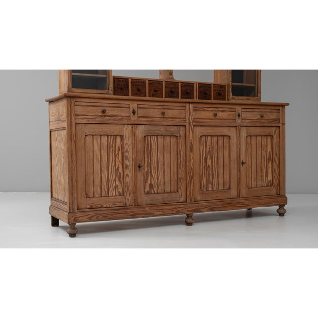 1900s French Wooden Display Cabinet & Shelves For Sale - Image 9 of 18