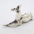 Silver Vintage Italian Handmade Sterling Silver Sitting Deer Figurine, 1980s For Sale - Image 8 of 13