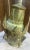 Metal 100-Year-Old Antique Thai Buddha Head Cast Metal Sculpture With Verdigris Patina For Sale - Image 7 of 9