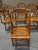 1970s Set of 8 Campaign Bamboo Tortoiseshell Folding Chairs For Sale - Image 9 of 12