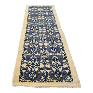 1970s Turkish Gray Runner Rug - Hallway Carpet For Sale