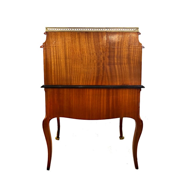 Mid 20th Century French Louis XV Style Roll Top Desk For Sale - Image 4 of 13