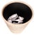 Artifacts Rattan Round Tapered Waste Basket with Metal Liner in White Wash - 12" For Sale In Houston - Image 6 of 7