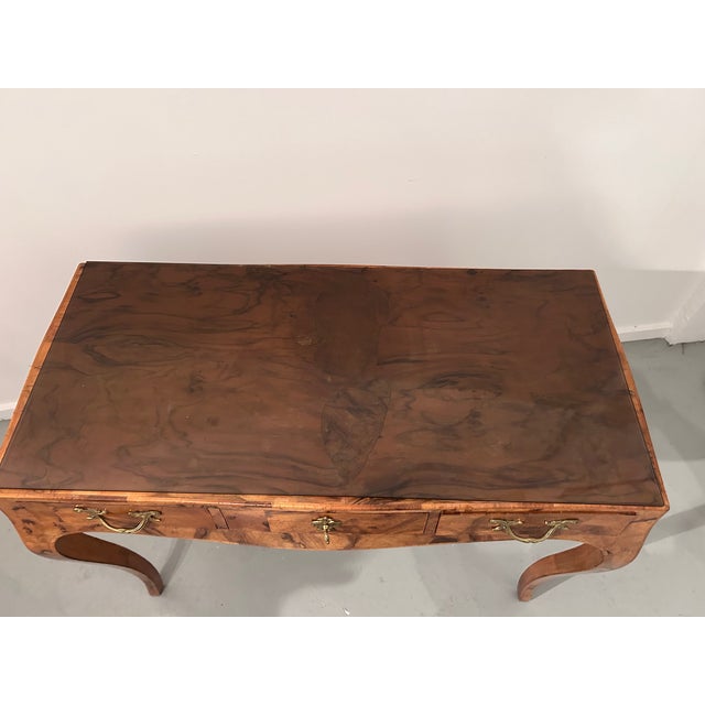 1950s Italian Olive Wood Bombay Petit Desk For Sale - Image 11 of 11