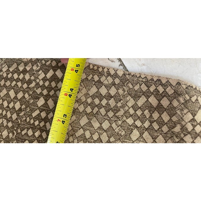 African Batik Cloth Natural Hand-Woven Hand-Printed Cotton Fabric Ghana 10 Yards For Sale - Image 4 of 10