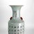 Late 19th Century Antique Chinese Pottery Tall Vase With With Floral & Calligraphy C1890 For Sale - Image 5 of 12